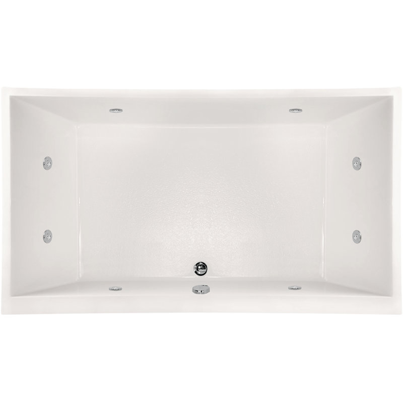 Hydro Systems Designer 86" x 50" Whirlpool Acrylic Bathtub Perigold